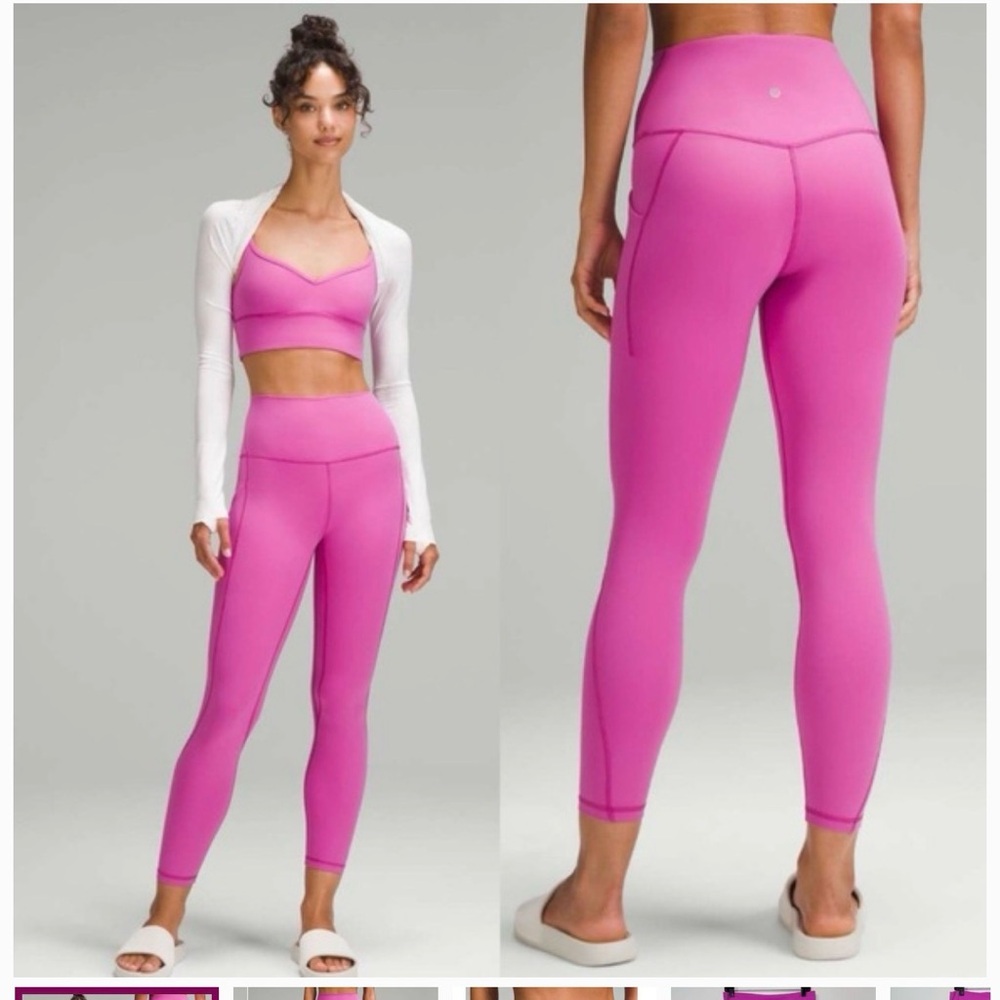 Lululemon Align high pant leggings 25” pink tone
